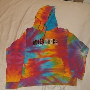 Tie-dye outer banks sweatshirt (small)